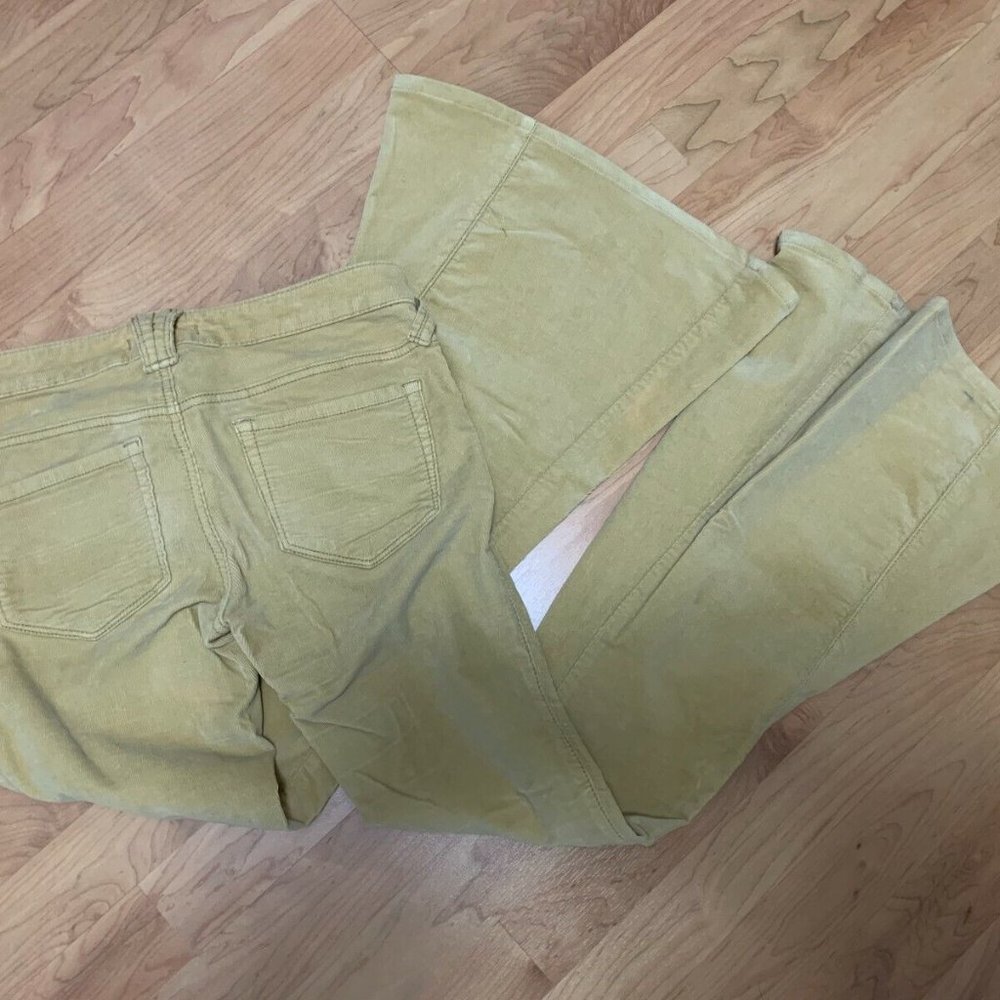 Free People Button Up Wide Flare Pants - Picture 2 of 2